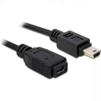 Cabo USB DeLOCK 82667 1 m preto ficha/conector fêmea