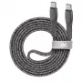 Rivacase PS6105 GR21 cabo de USB-C para USB-C, 2,1 m, cinzento