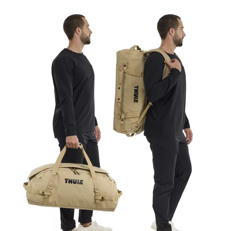 Mala de viagem Thule 5447 Chasm 70L bege suave