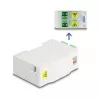 Caixa de ligação de fibra ótica DeLOCK 88097 SC simplex branca