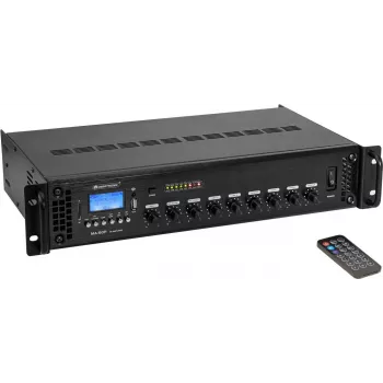 Amplificador misturador Omnitronic MA-60P 60W 100V — amplificador misturador PA de 60 W com saída de 100 V
