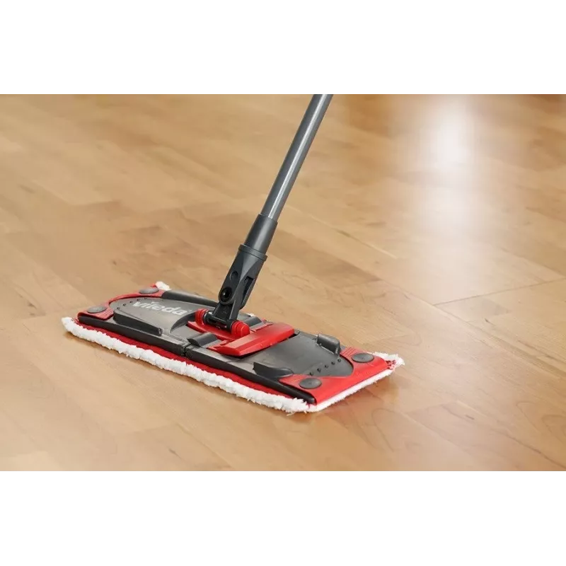 Mopa VILEDA Ultramax XL Box — cabeça rotativa 360° de microfibra lavável, dobrável, para pavimentos duros