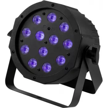 Luminária de chão LED EUROLITE SLS-12 UV 12x3W — Washlight UV, 12×3W LEDs
