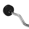 Haltere fixo / barra quebrada com revestimento de borracha HMS GSL15 15 kg