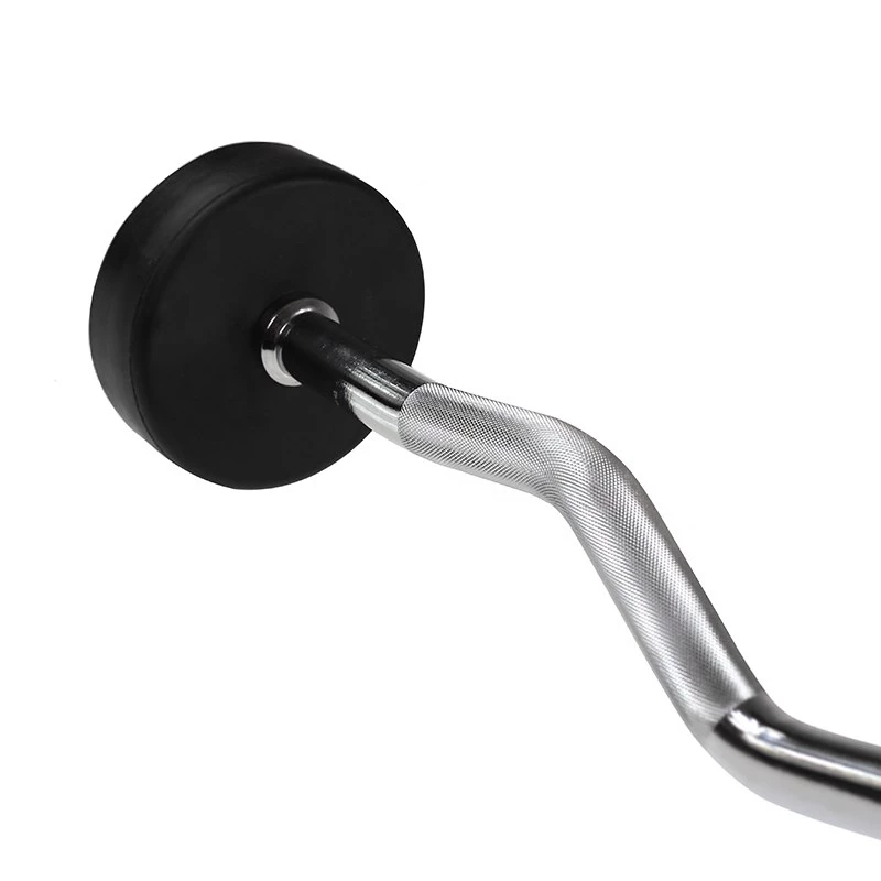Haltere fixo / barra quebrada com revestimento de borracha HMS GSL15 15 kg