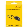 Rato DeLOCK 12114 USB Type-C ótico ambidestro