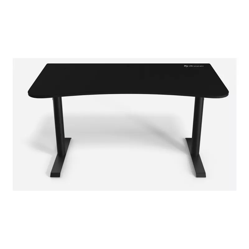 Secretária gaming Arozzi Arena Medium ARENA-MEDIUM-PBK, 140 x 75,5 cm, tapete de microfibra em toda a superfície, Pure Black