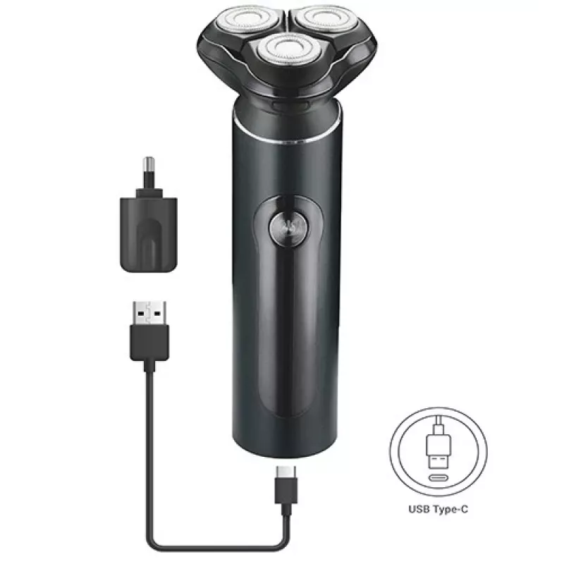 Máquina de barbear de viagem 3 em 1 Adler AD 2940 – máquina de barbear facial, máquina de cortar cabelo e aparador de nariz/ouvidos