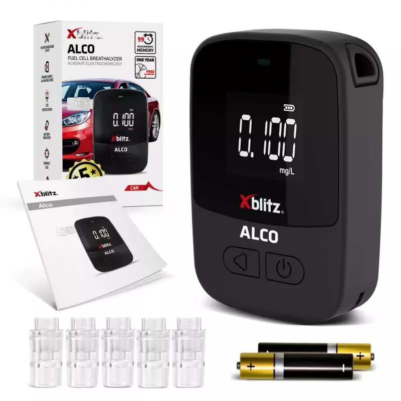 Xblitz ALCO alcoolímetro eletroquímico