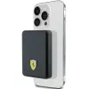 Bateria externa Ferrari FEPB5MNCAK 15W 5000mAh preto/preto Metal Logo MagSafe