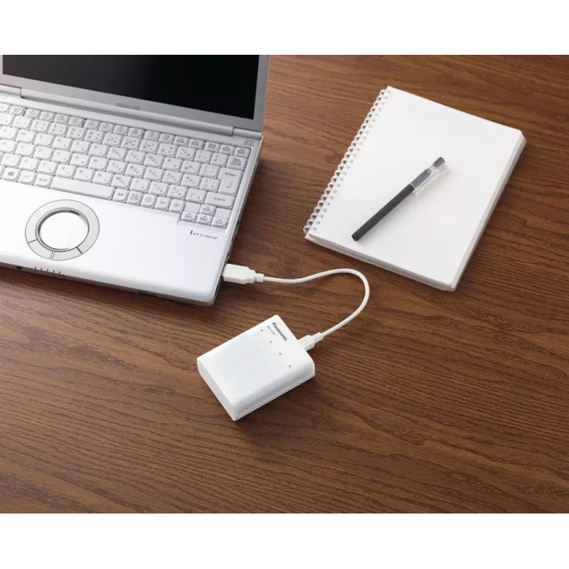 Carregador USB PANASONIC Eneloop Smartplus BQ-CC87 + 4x AA 2000 mAh (K-KJ87MCD40USB)