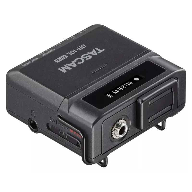Tascam DR-10L Pro gravador digital portátil com microfone de lapela