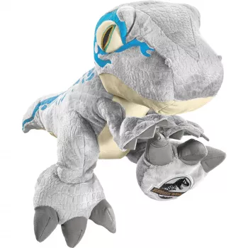 Jurassic World, Blue, peluche Cinzento/Azul, 48 cm