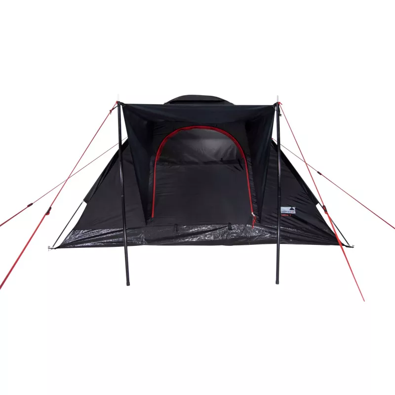 Tenda piramidal High Peak Beaver 3 3 pessoas estrutura rígida impermeável 150 cm