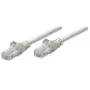 Cabo de rede Intellinet, Cat5e, 5 m, cinzento, CCA, U/UTP, PVC, RJ45, contactos banhados a ouro, snagless, proteção contra dobras, garantia vitalícia
