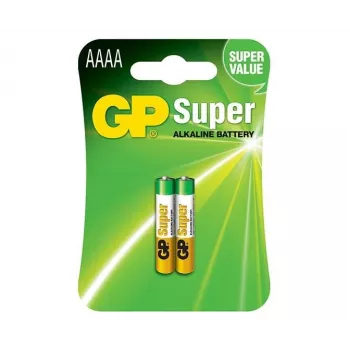 GP Battery GP25A LR61 Mini AAAA - pilha alcalina de manganês 1,5 V 2 unidades
