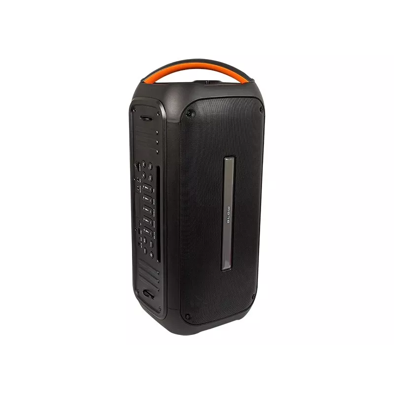 BLOW DJBOX 30-392# coluna Bluetooth 250 W com telecomando e microfone, USB, microSD, AUX, TWS, bateria integrada, preta