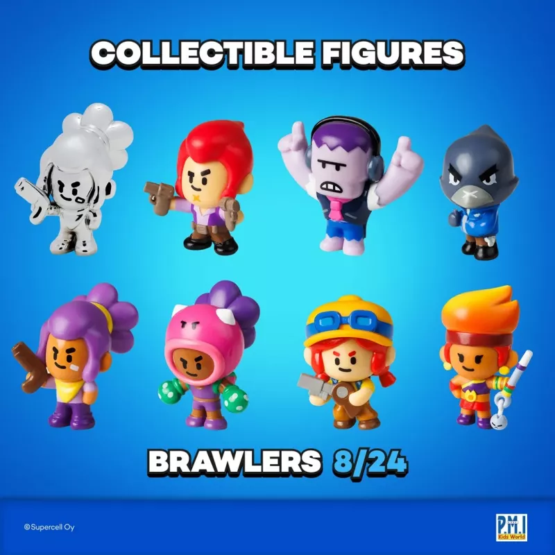 BRAWL STARS S1 FIGURAS – pack de 8 DELUXE BOX VER.C