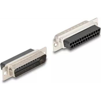 DeLOCK D-Sub 15 pinos fêmea para RJ45 fêmea kit de montagem branco VGA RJ-45