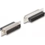DeLOCK D-Sub 15 pinos fêmea para RJ45 fêmea kit de montagem branco VGA RJ-45