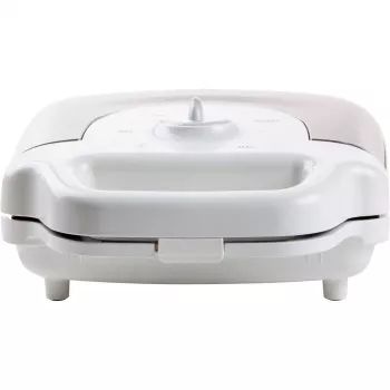 Máquina de waffles Domo DO9222W 2 waffles 900 W preto branco