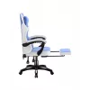 Cadeira gaming huzaro Force 3.7 azul — design ergonómico, altura ajustável