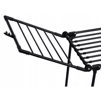 Estendal PROMIS MONZA extensível grande preto - dobrável de pé, H1160mm B2600mm T6000mm