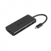 Transcend HUB5C USB 3.2 Gen 2 (3.1 Gen 2) Type-C preto