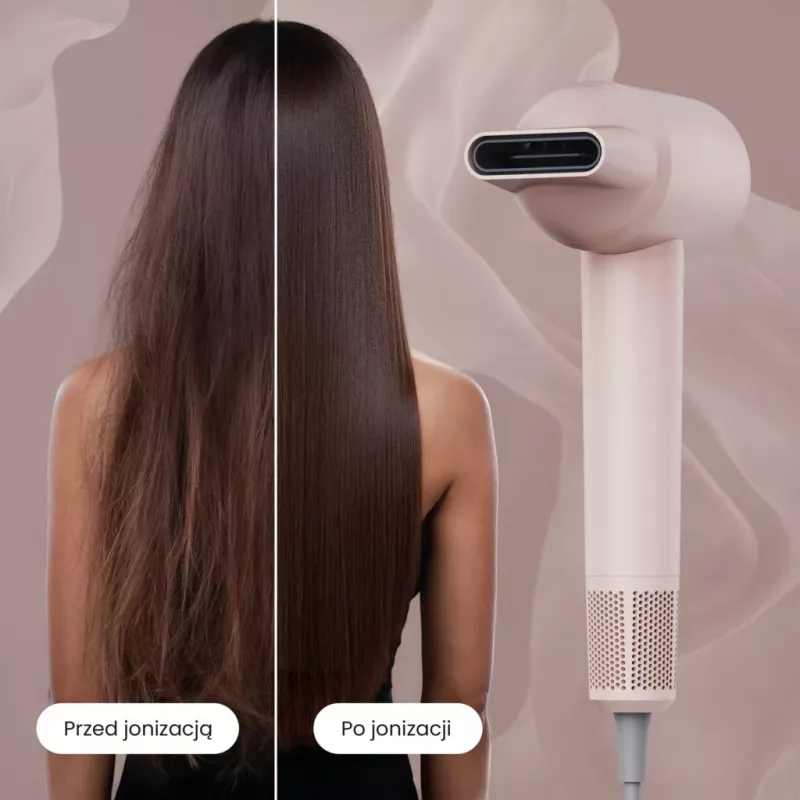 Secador de cabelo Lovio LVHD001PK com ionização e tecnologia AirFlow