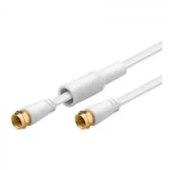 Cabo coaxial Wentronic 67296 branco