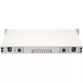 Painel de gestão de cabos Digitus DN-96322-4 SC OM4 Caixa de fusão de fibra ótica Cinzento