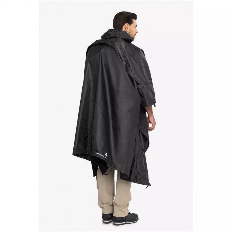 Poncho de chuva para adulto VIKING Vesper mochila preto UNI