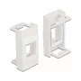 Suporte Keystone DeLOCK Easy 45 módulo 22,5 x 45 mm branco