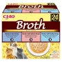 INABA Ciao caldo com frango, salmão, atum e vieira – petiscos para gatos – 24x40g