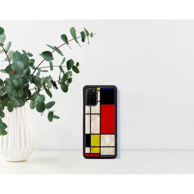Capa de proteção iKins para Samsung Galaxy S20+ – design impresso preto