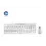 Teclado e rato CHERRY Stream Desktop incluídos Escritório RF Wireless QWERTZ Alemão Branco