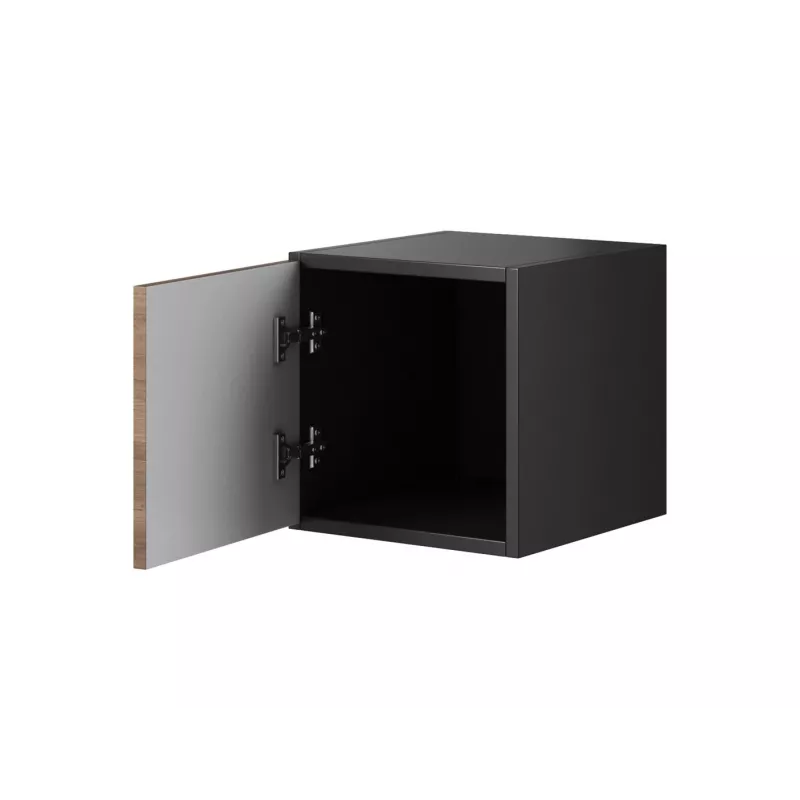 Armário de arrumação fechado Cama ROCO RO5 37/37/39 preto/preto/branco