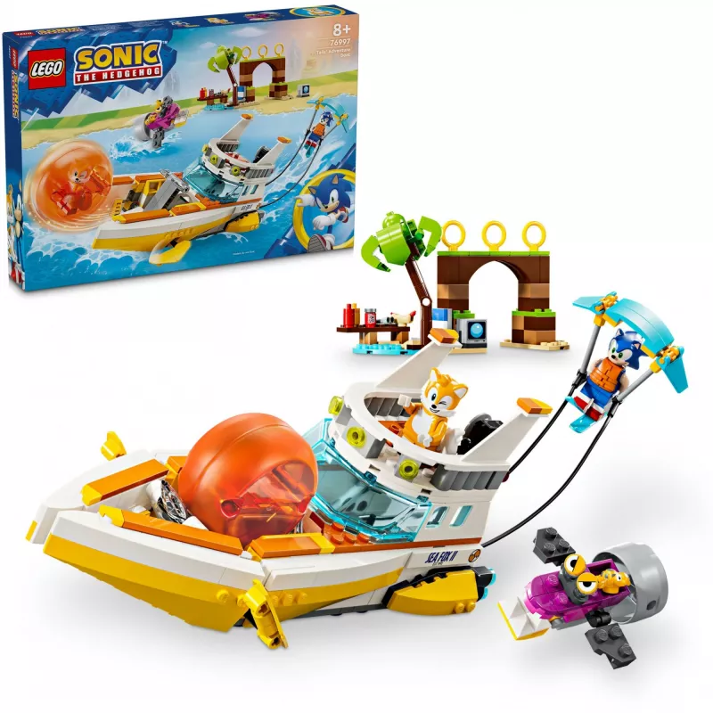 LEGO Sonic the Hedgehog Barco de Aventura do Tails Conjunto de brinquedo 76997