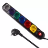 Régua de tomadas 250VAC/10A 1,5m MCE509 B