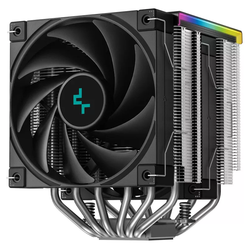 DeepCool AK620 Digital SE cooler a ar para CPU, Intel/AMD, LGA1700/LGA1200/AM4/AM5, 120 mm, preto
