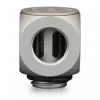 Thermal Grizzly DeltaMate Rotary 90° – conector de refrigeração líquida, níquel mate, 1 unid. (TG-DM-FIT-0203)