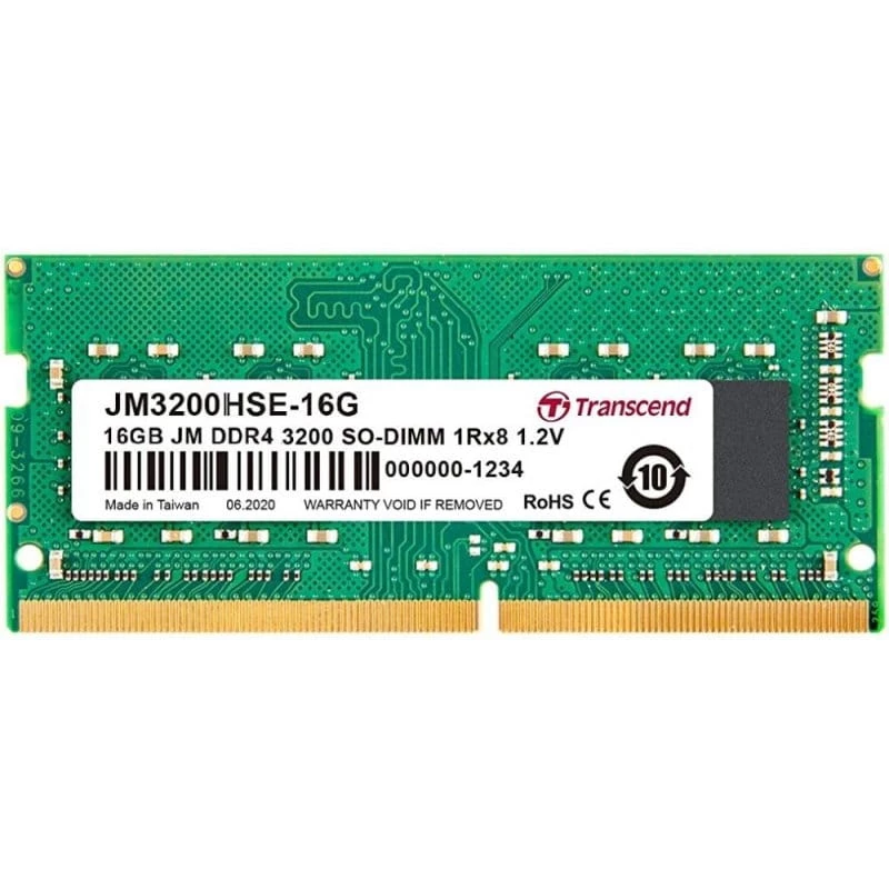 Transcend JetRAM - DDR4 - Módulo - 16 GB - SO DIMM 260-PIN
