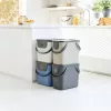 Rotho Albula contentor para separação de resíduos, 25 l, cappuccino
