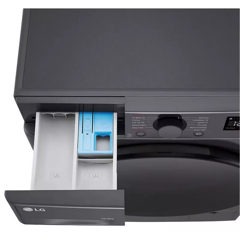 LG F4DR510S2M Máquina de lavar e secar 10 kg / 6 kg 1400 rpm preta