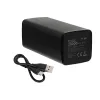 Powerbank portátil BLOW PB20G 20000mAh PD 65W, entrada/saída USB-C, 2 saídas USB-A, preto