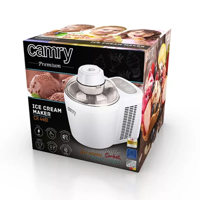 Máquina de gelo Camry Premium CR 4481 máquina de gelo com recipiente 0,7 L 90 W branco
