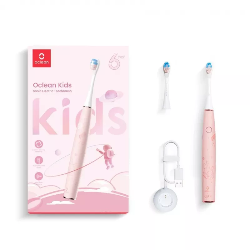 Escova de dentes sónica Oclean KIDS rosa
