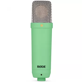 Microfone condensador de estúdio RØDE NT1 Signature, verde — cardioide, 20–20000 Hz, XLR, SPL máx. 142 dB