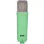 Microfone condensador de estúdio RØDE NT1 Signature, verde — cardioide, 20–20000 Hz, XLR, SPL máx. 142 dB