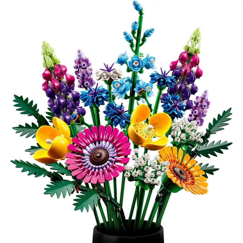 LEGO Icons Ramo de Flores Silvestres Conjunto 10313, Multicolor